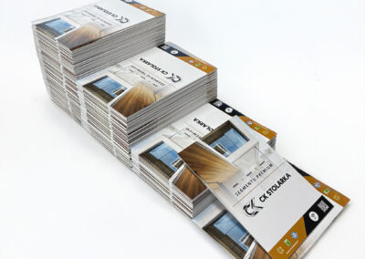 ck stolarka tabliczki reklamowe 500szt